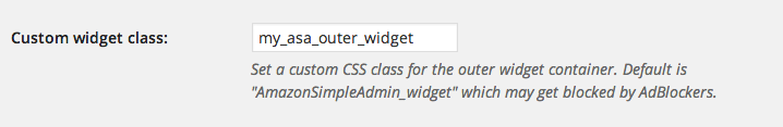 Widget CSS class option